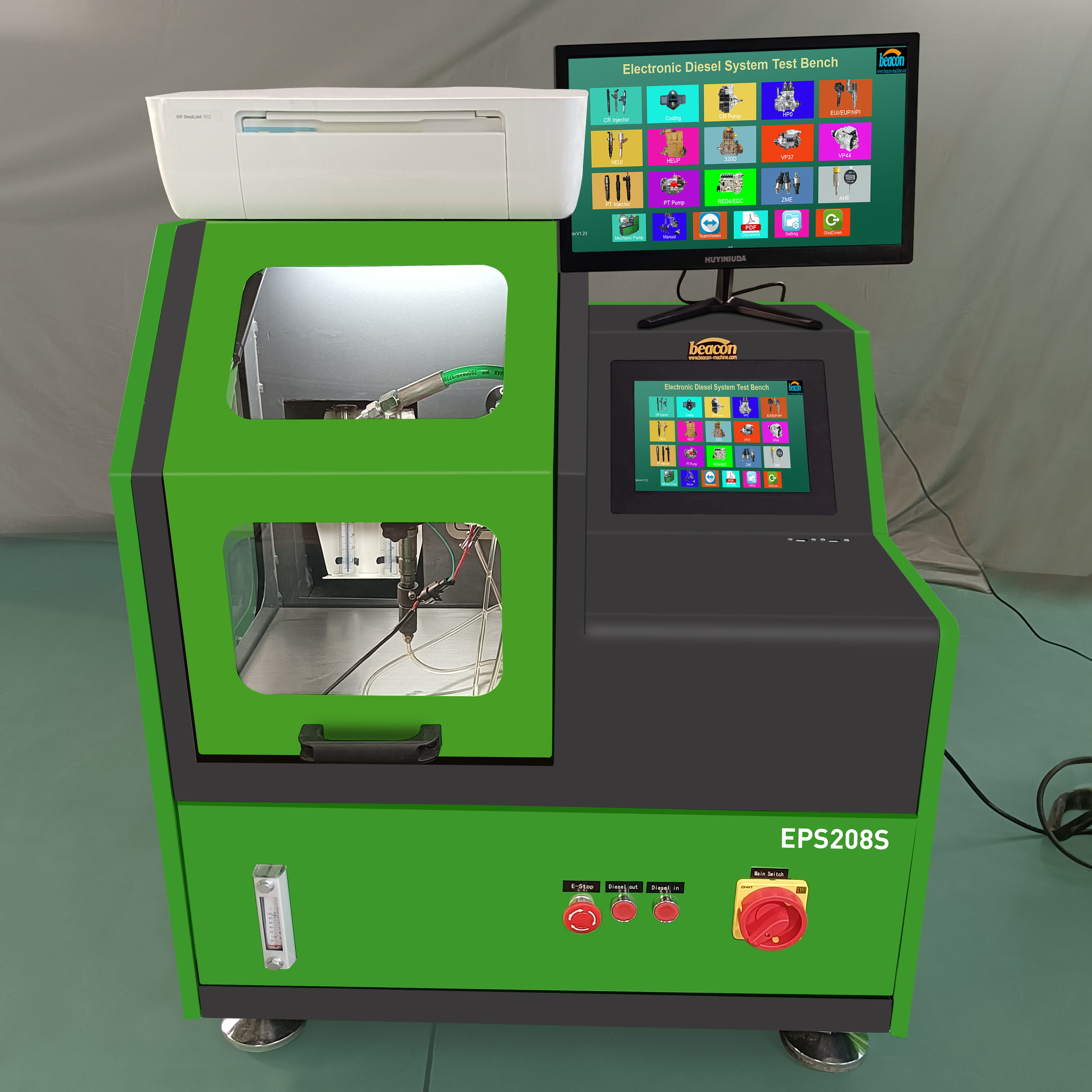 {Banco de pruebas de inyector Common Rail EPS208S}