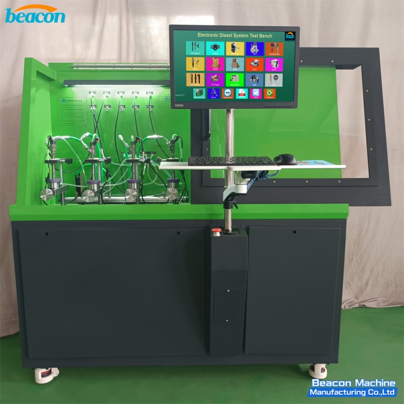 {Banco de pruebas de inyectores Common Rail CR304 Pruebas y codificación}