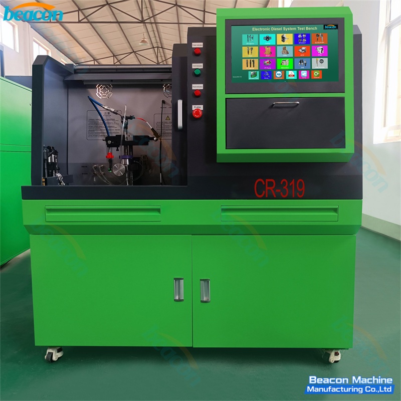 {CR319 Banco de pruebas de inyector Common Rail Máquina de codificación y}