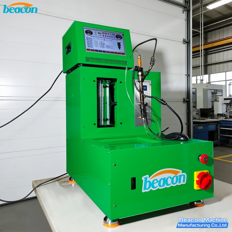 {Banco de pruebas de inyector electromagnético piezoeléctrico de precisión}