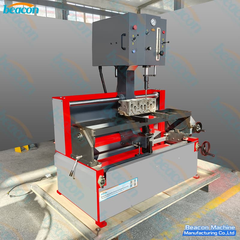 {Máquina de prensa GS-1200 para la extracción e instalación de guías y asientos de válvulas de culatas}