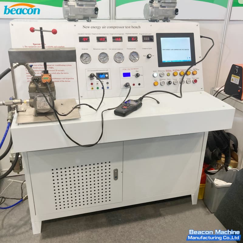 {Banco de pruebas profesional NC101 para compresores de aire de vehículos eléctricos (EV) de nuevas energías Estación integral de pruebas de rendimiento y durabilidad}
