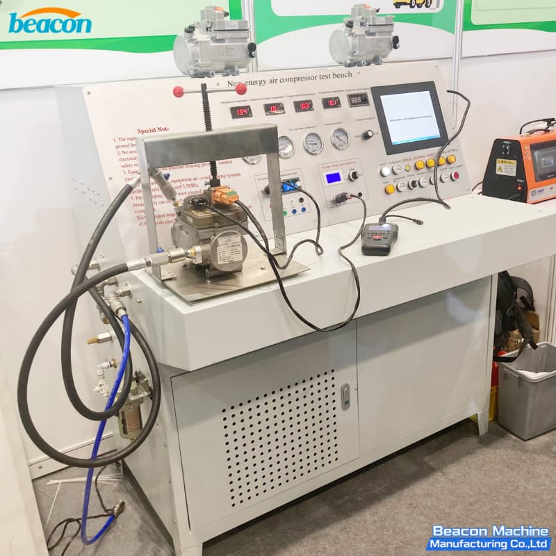 {Banco de pruebas profesional NC101 para compresores de aire de vehículos eléctricos (EV) de nuevas energías Estación integral de pruebas de rendimiento y durabilidad}