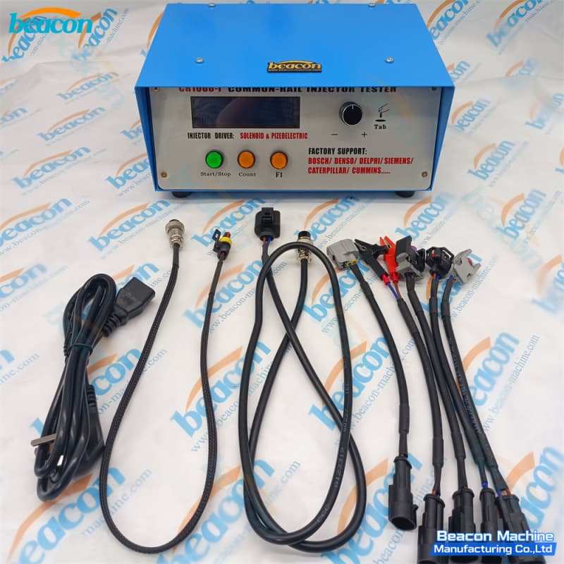 {CR1000-I Probador profesional de inyectores Common Rail para Bosch Denso Delphi CAT y Piezo Siemens}