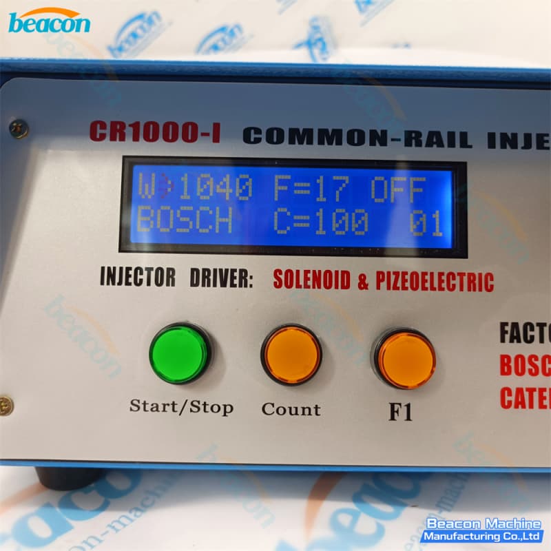 {CR1000-I Probador profesional de inyectores Common Rail para Bosch Denso Delphi CAT y Piezo Siemens}