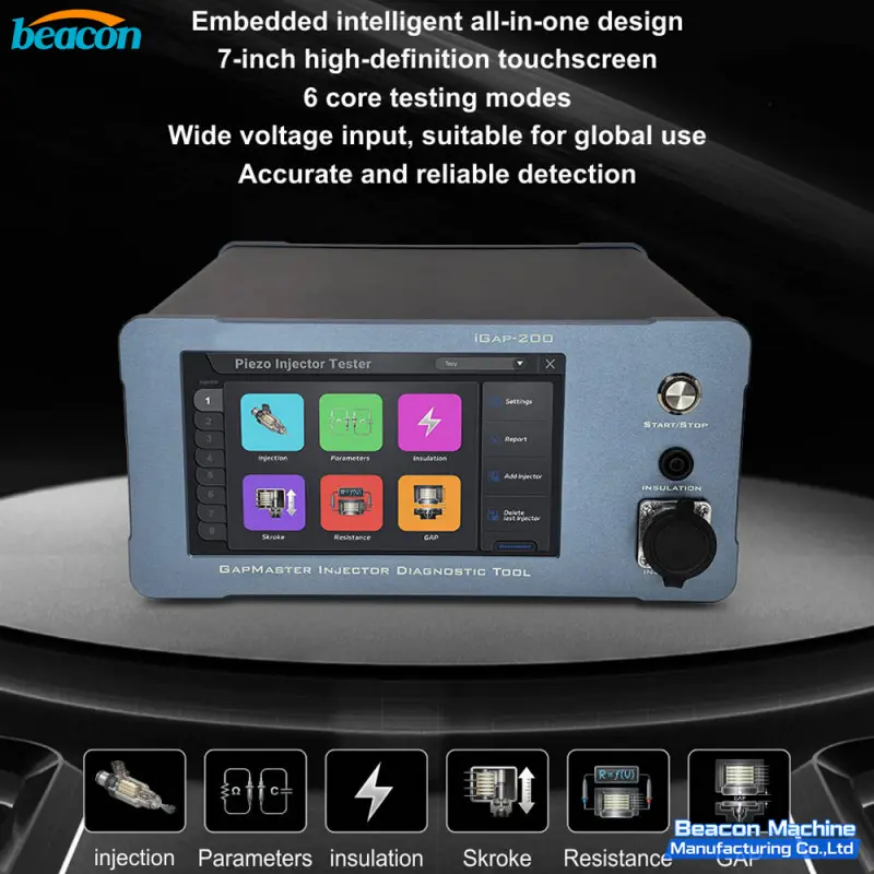 {iGAP-200 Probador de inyectores piezoeléctricos GAPMASTER Herramienta de diagnóstico para inyectores diésel Common Rail}