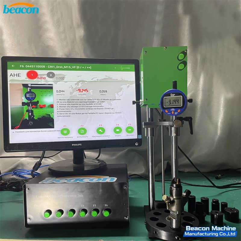{Kit de herramientas CRM950 de etapa 3 para reparación y medición de carrera de inyectores Common Rail con base de datos de software}