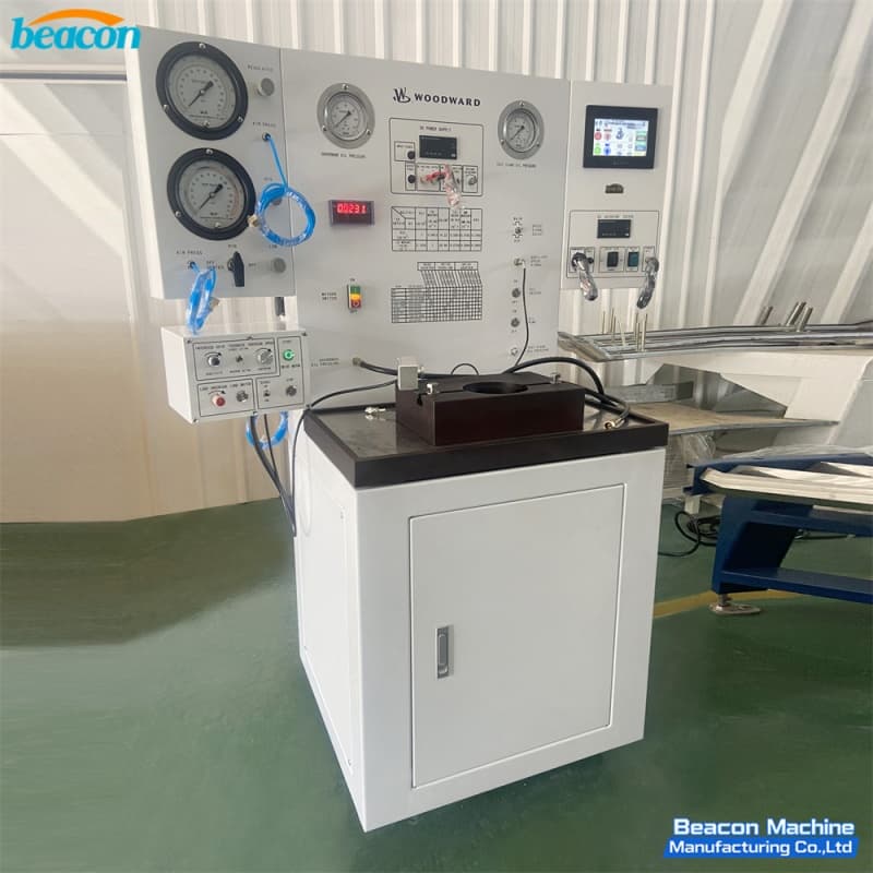 {Banco de pruebas del regulador de velocidad Woodward marino BK2000}