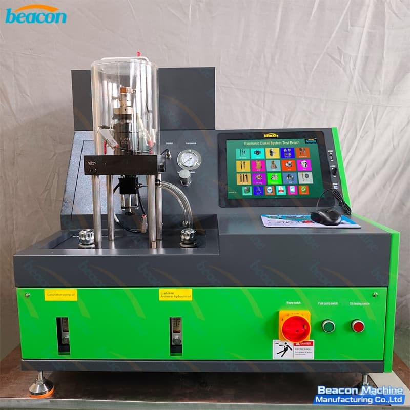 {Banco de pruebas para inyectores HEUI y Common Rail (HEUI-F) Fabricante Beacon Machine  Máquina de prueba para inyectores Caterpillar C7 C9 y 3126B}