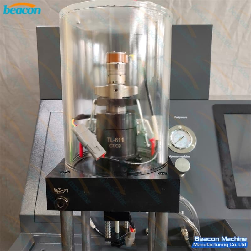 {Banco de pruebas para inyectores HEUI y Common Rail (HEUI-F) Fabricante Beacon Machine  Máquina de prueba para inyectores Caterpillar C7 C9 y 3126B}