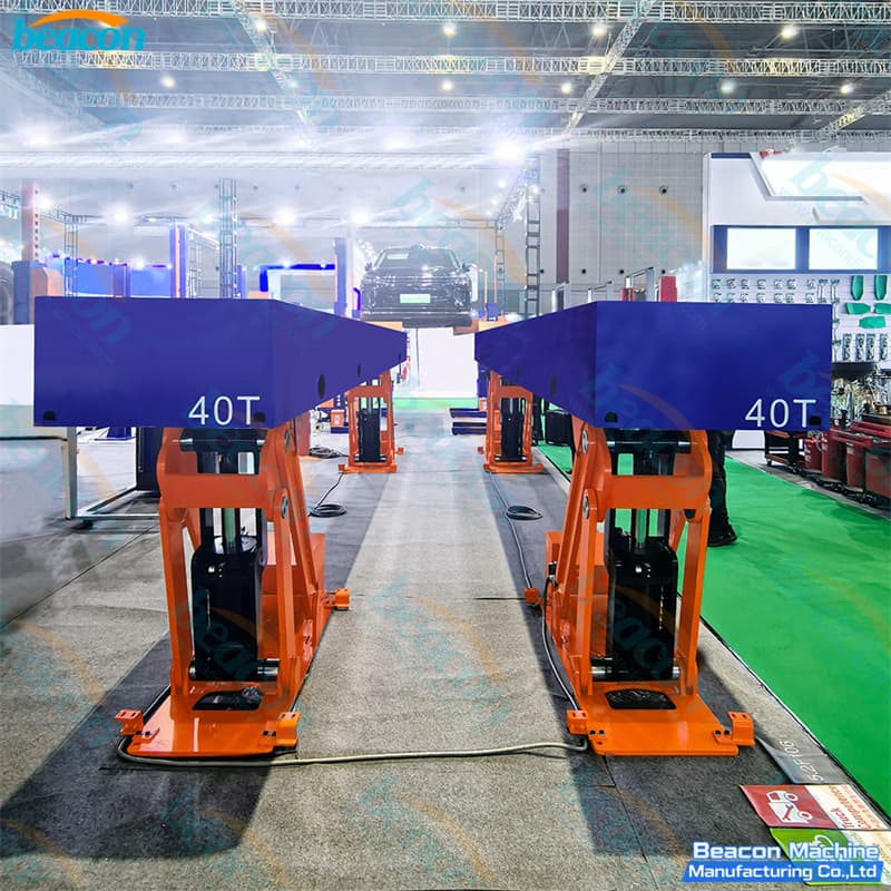 {BC-4100 plataforma resistente de 40 toneladas Scissor la elevación del camión para la reparación del camión pesado del autobús}