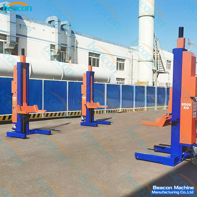 {BC-4085 Elevador de columna móvil inalámbrico de 34 toneladas para reparación de autobuses y camiones pesados}