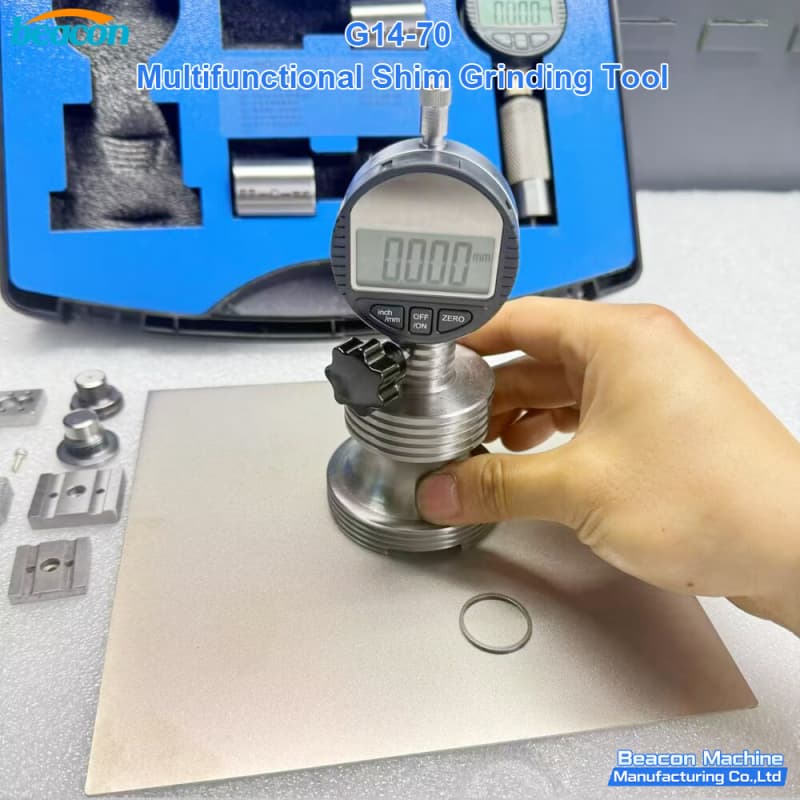 {Herramienta de pulido de cuña multifuncional G14-70 kit de medición de espesor de cuña de inyector diésel}