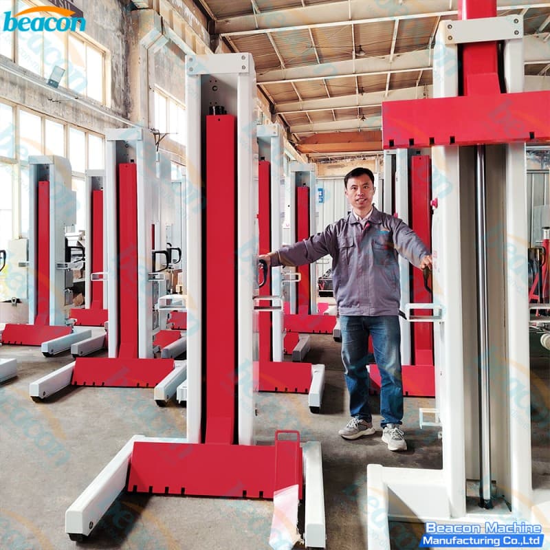 {BC‑4055 Elevador de vehículos hidráulico de columna móvil de alta resistencia inalámbrico 22T}