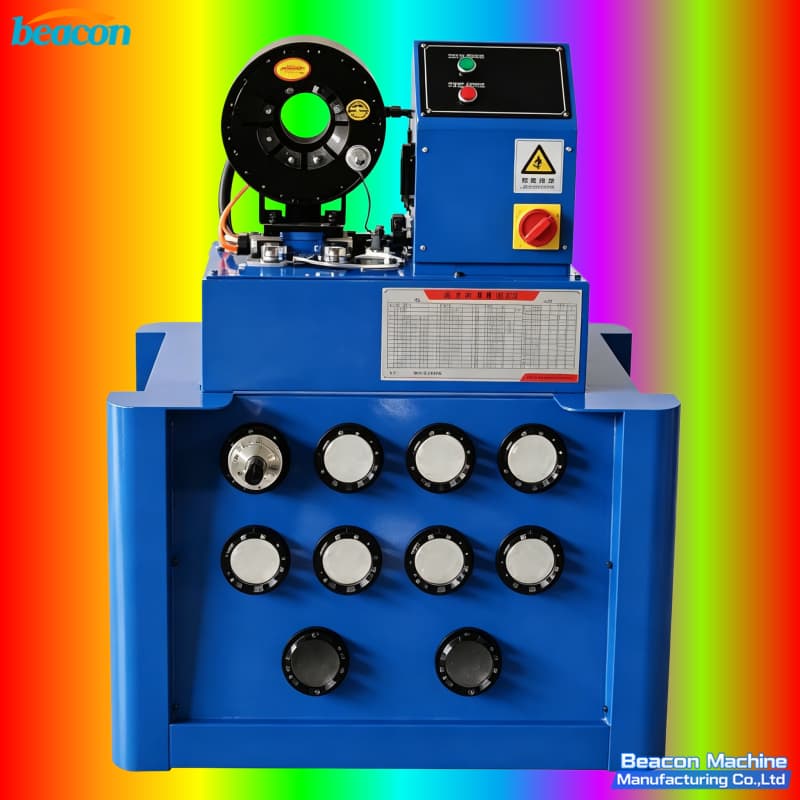 {Máquina prensadora de mangueras hidráulicas BC-P38, prensadora de mangueras de 6-38 mm}