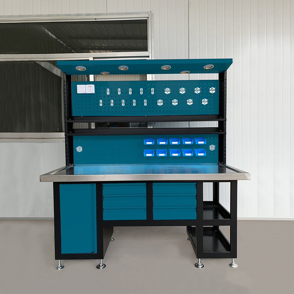 BT-I mesa trabajo iluminación LED módulos almacenamiento