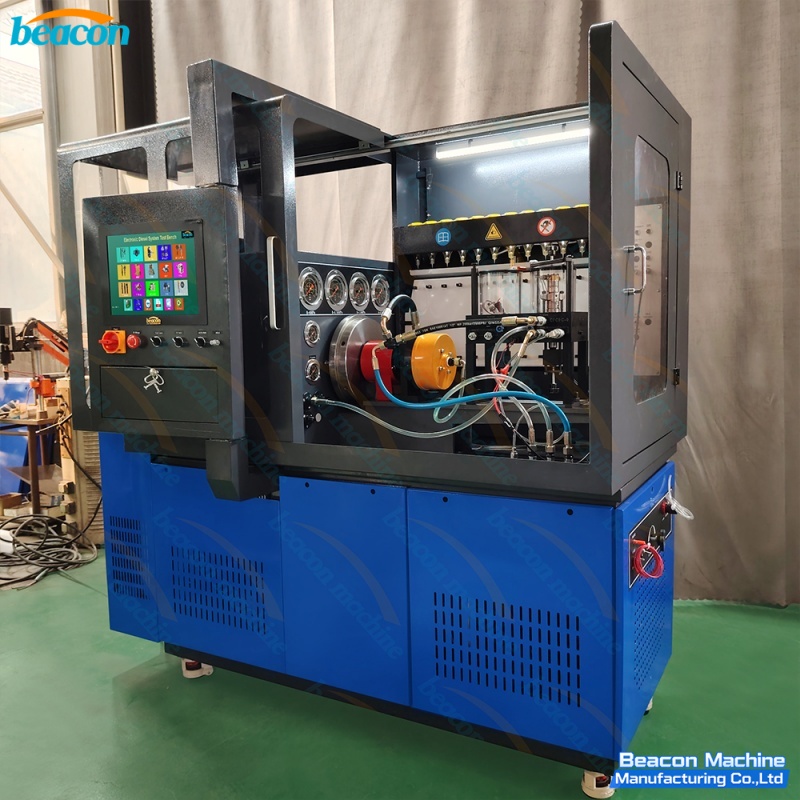banco de pruebas de máquina de baliza