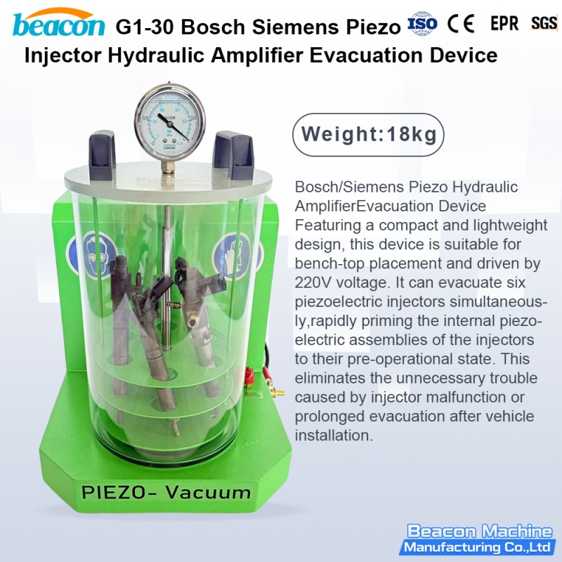 Herramienta de cebado al vacío del inyector piezoeléctrico