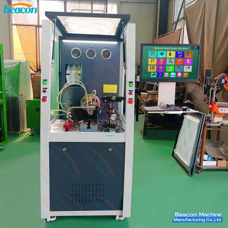 banco de pruebas de máquina de baliza