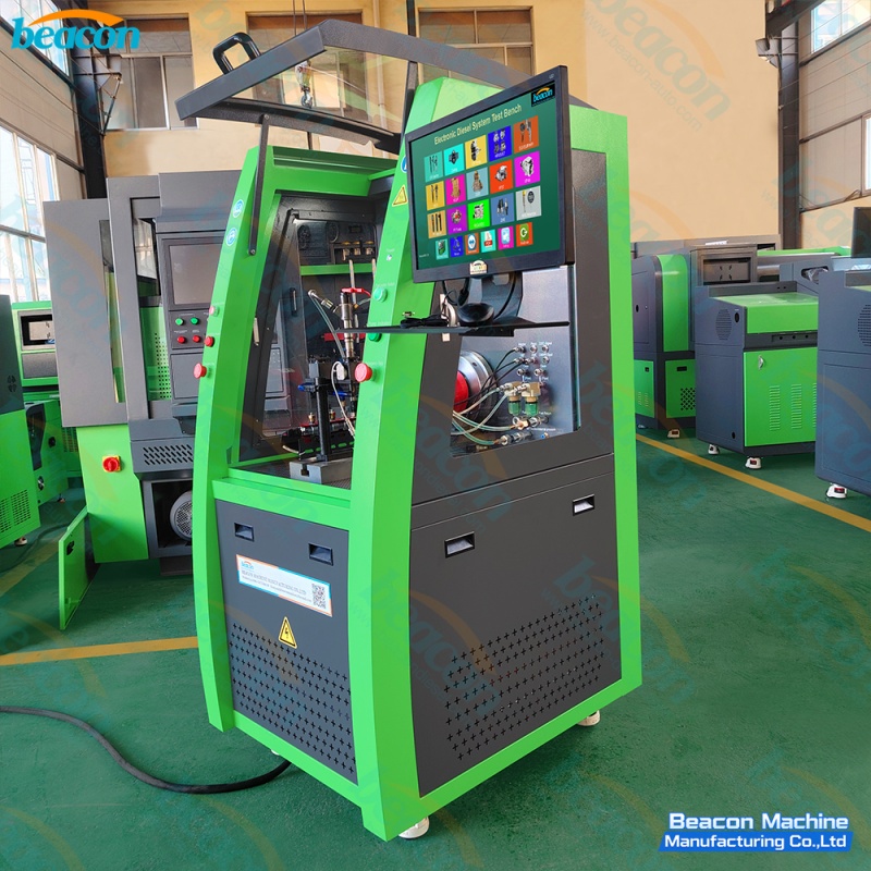 banco de pruebas de máquina de baliza