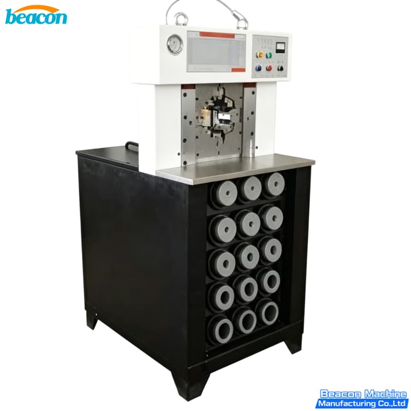 máquina prensadora de mangueras hidráulicas