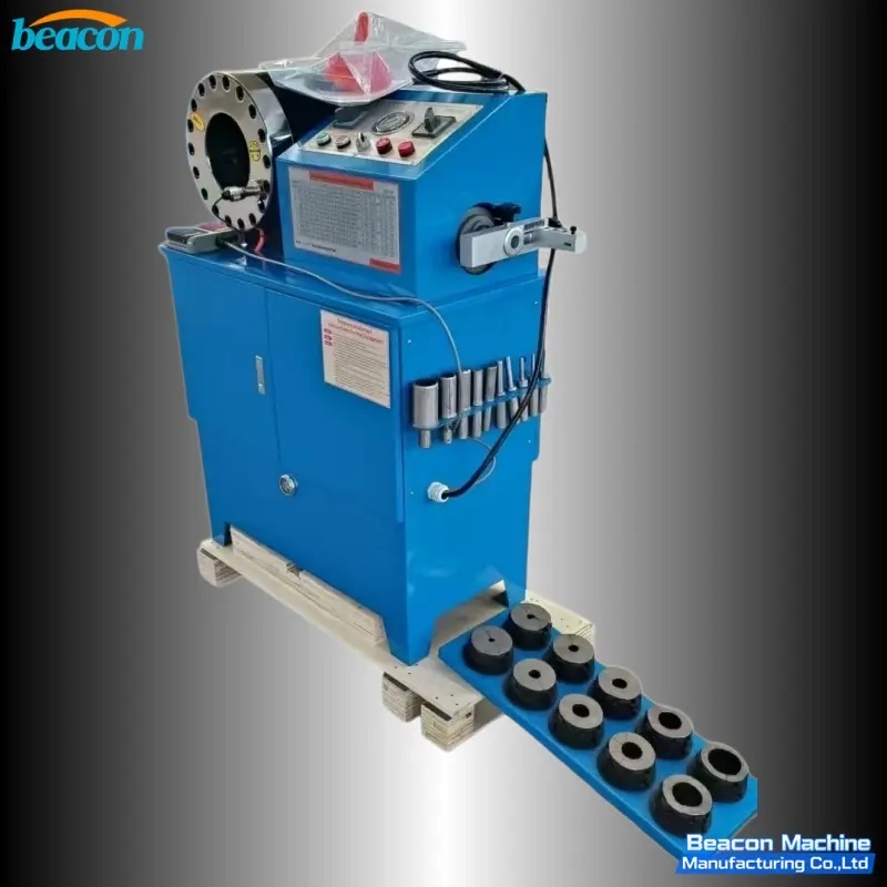 máquina prensadora de mangueras hidráulicas