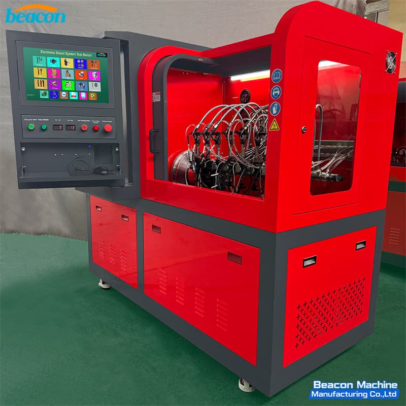 {CR819S-8 Banco de Pruebas Common Rail 8 Inyectores Simultaneo con 8 Caudalimetros}