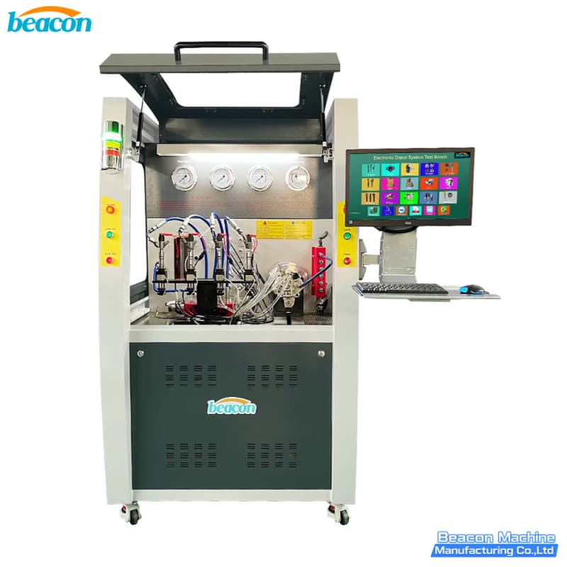 Banco BEACON CR1029 de cuatro canales para inyectores common rail, prueba cuatro inyectores Bosch Denso Delphi simultáneamente