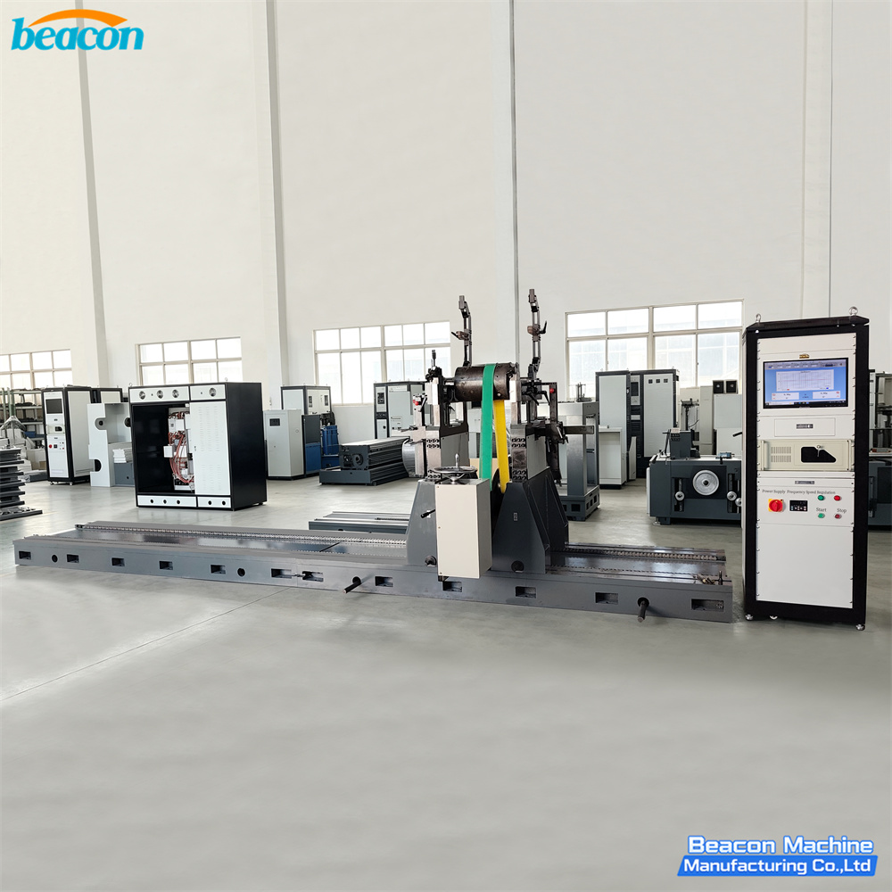 {YYQ-8000A Máquina Equilibradora de Transmisión por Correa 8000kg Máx Pieza Rotor Industrial Equilibrador Dinámico}